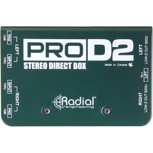 Radial Engineering ProD2 - Stereo Passive Direct Box