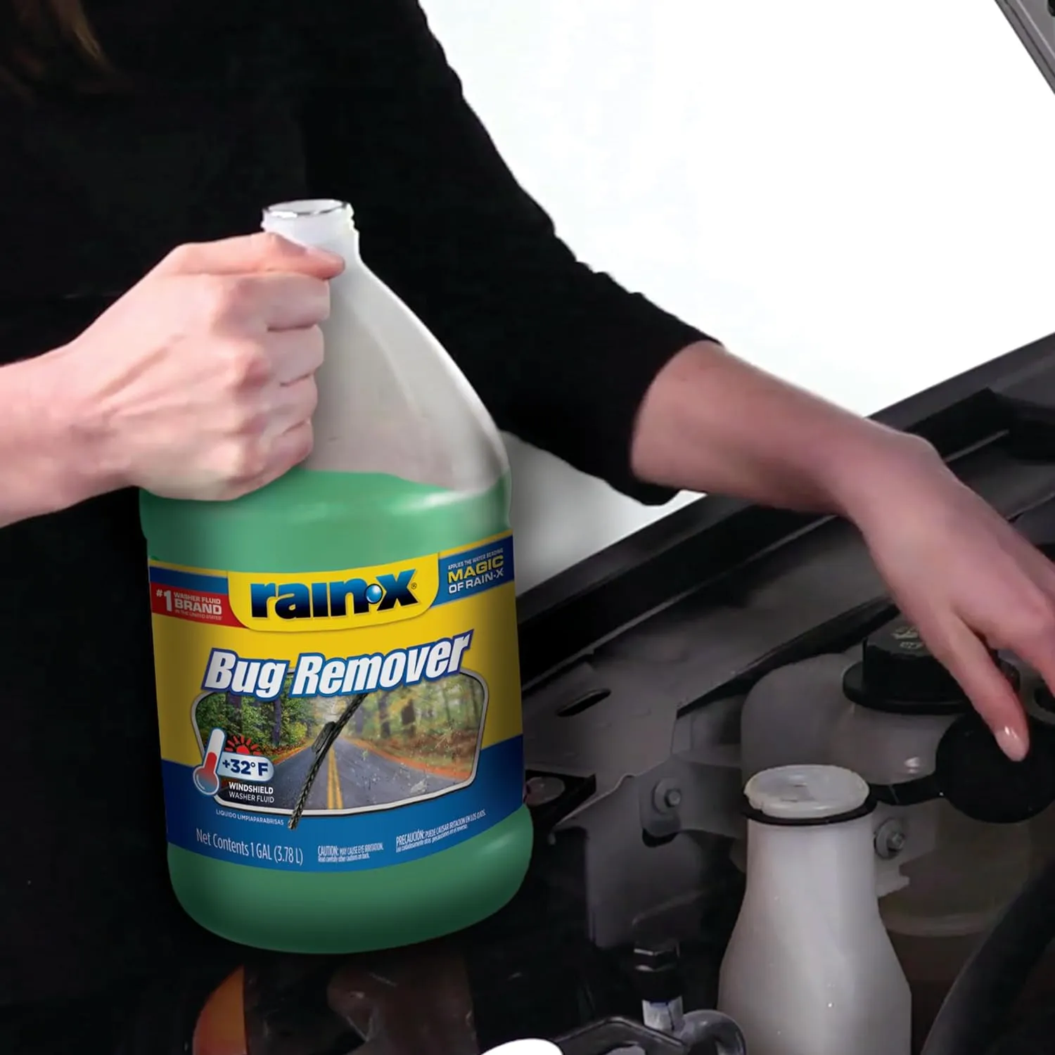 Rain-X RX68806 Bug Remover Windshield Washer Fluid 1 Gallon