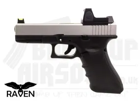 Raven EU17 With BDS GBB Airsoft Pistol - Silver/Black