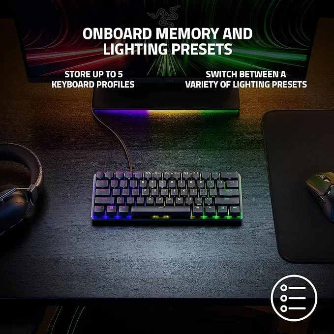 Razer Huntsman Mini - 60% Optical Gaming Keyboard (Linear Red Switch) - FRML Packaging