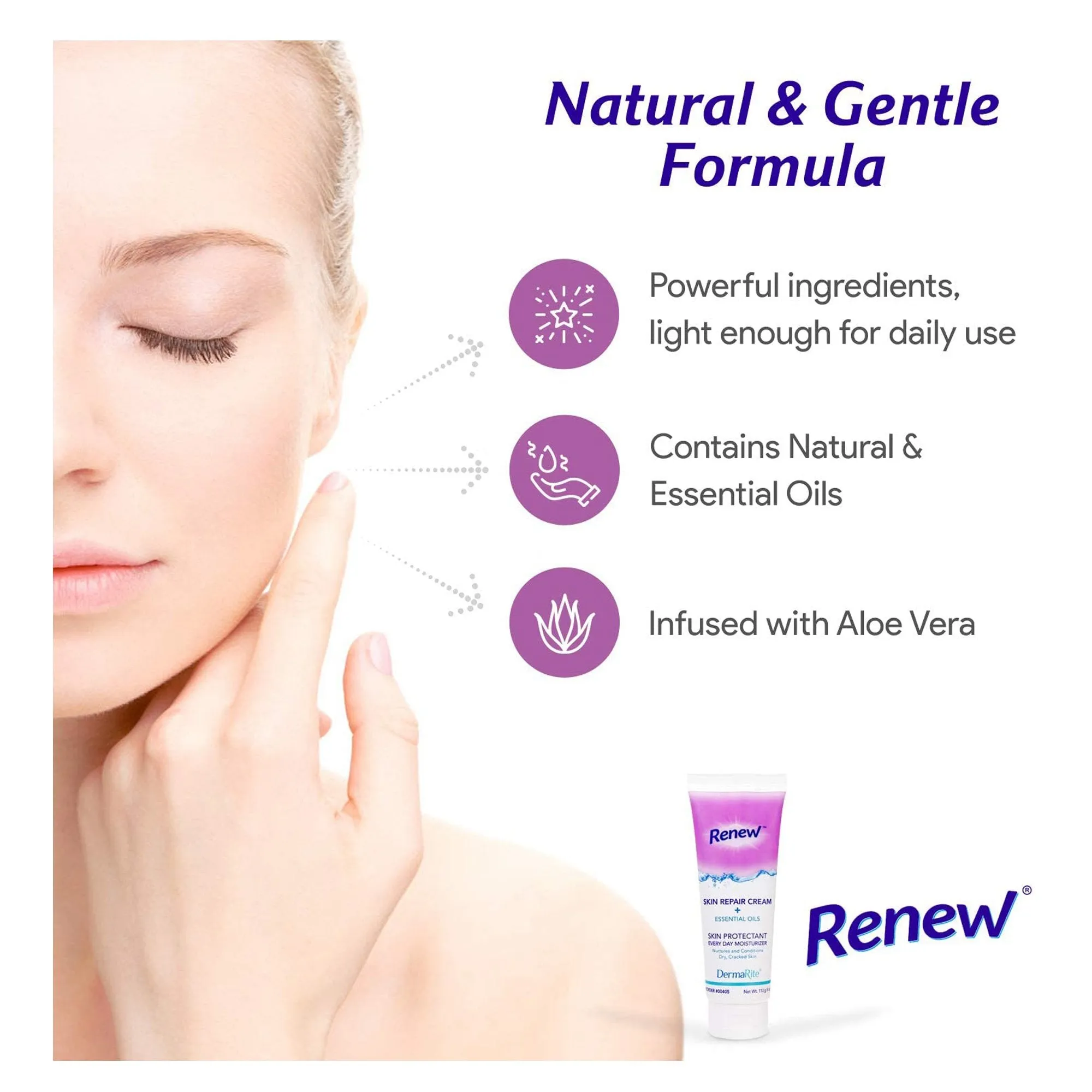 Renew™ Scented Skin Repair Cream, 4 oz. Tube