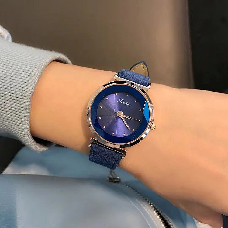 Rhombus-shaped Mirror Women's Watch