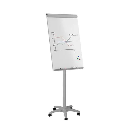 Rocada Mobile Magnetic Flipchart With 1 Arm Model - 616K