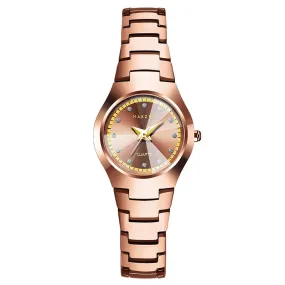 Rose Gold Tungsten Steel Strap Women's Watch