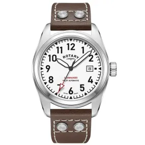 Rotary Commando Pilot Men's Brown Watch GS05470/18