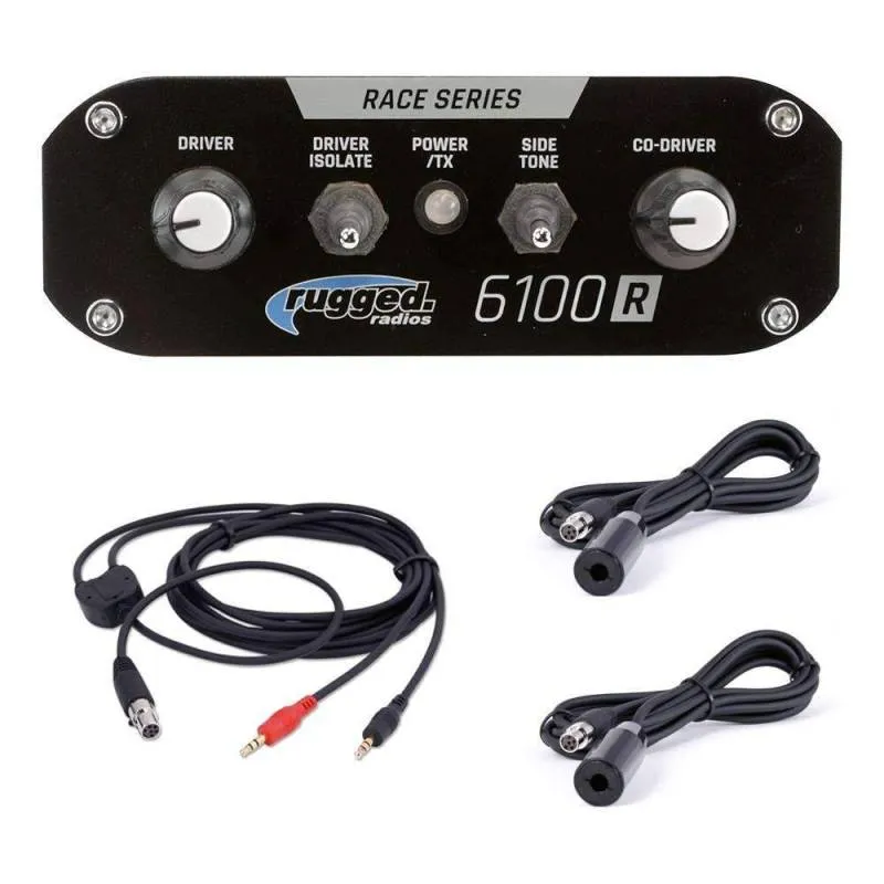 Rugged Radios RRP6100 Peltor Rally Intercom Kit - No DSP Chips Installed