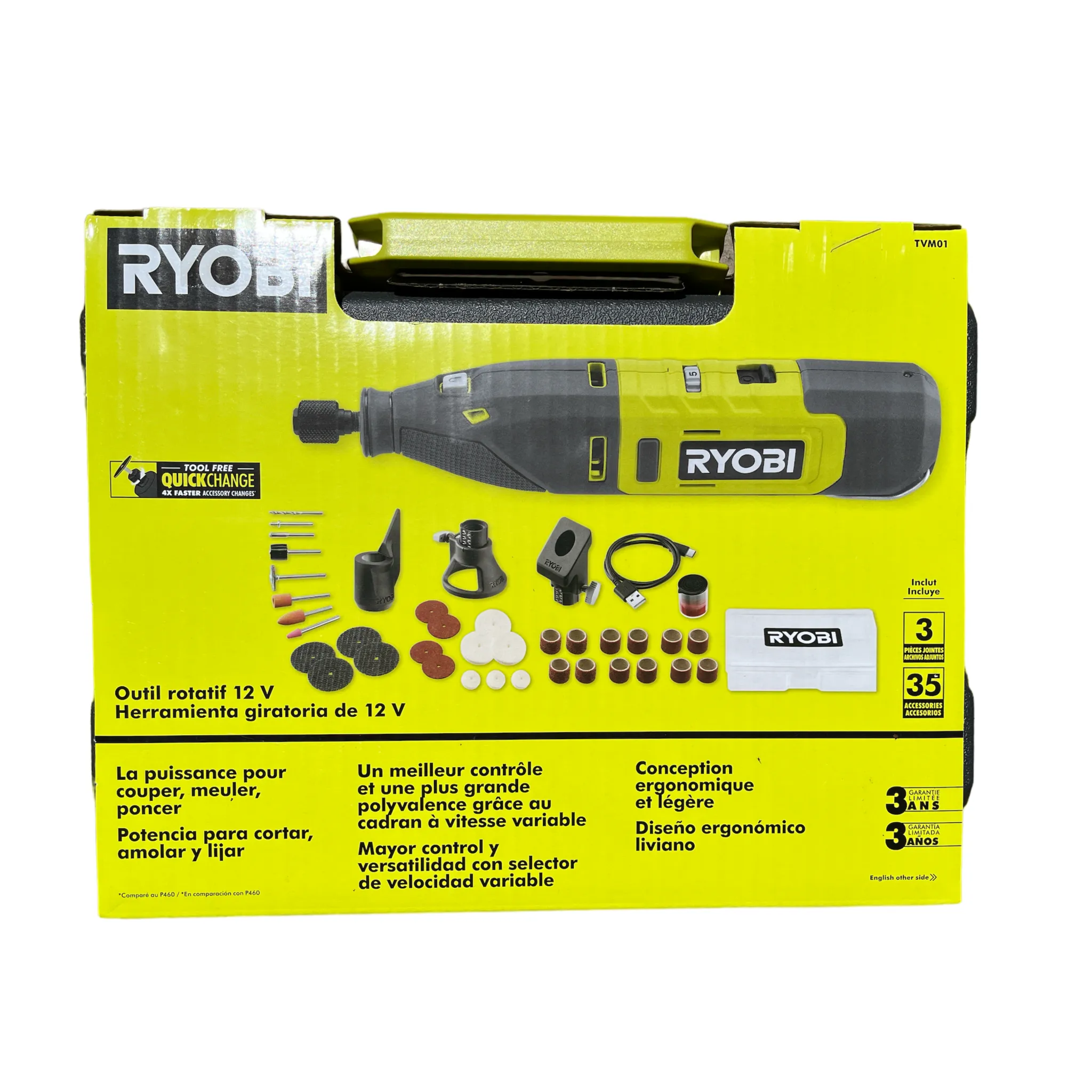 RYOBI 12-Volt Cordless Rotary Tool Kit