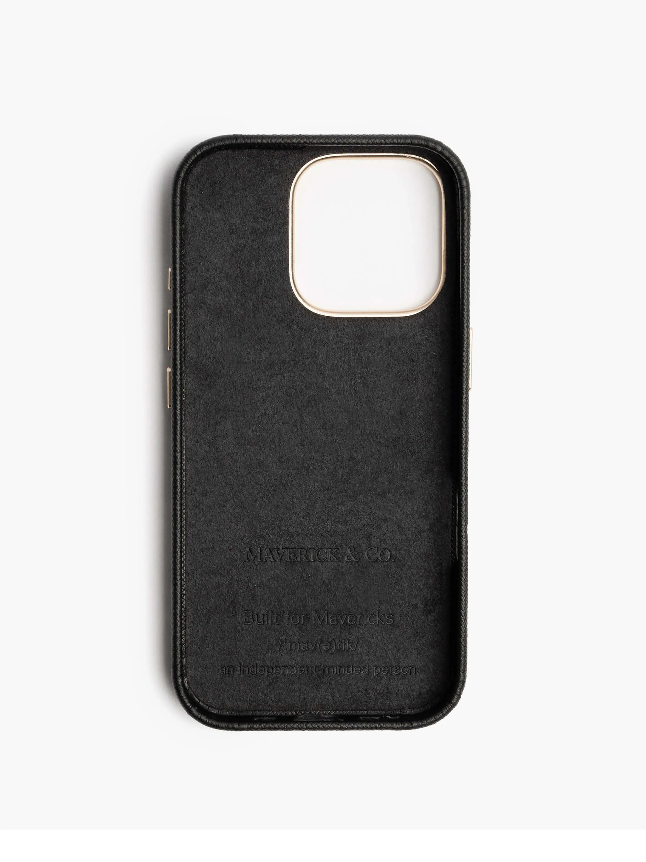 Saffiano Leather Phone Case