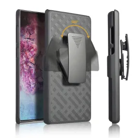 Samsung Galaxy Note 10 Case, Rugged Slim Rotating Swivel Lock Holster Shell Combo Clip Cover For Galaxy Note 10