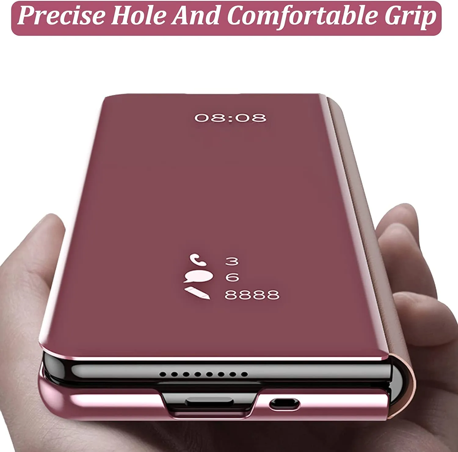 Samsung Galaxy Z Fold 4 Mirror Case Full Protection Phone Case