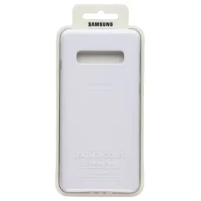 Samsung Official Leather Cover for Samsung Galaxy S10 - White