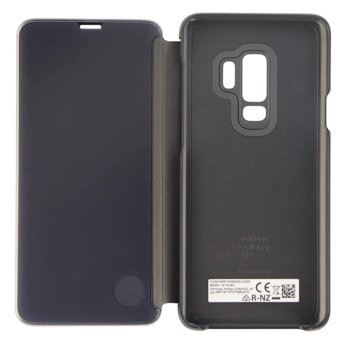 Samsung S-View Flip Cover Protective Folio Case for Galaxy S9  (Plus) - Black