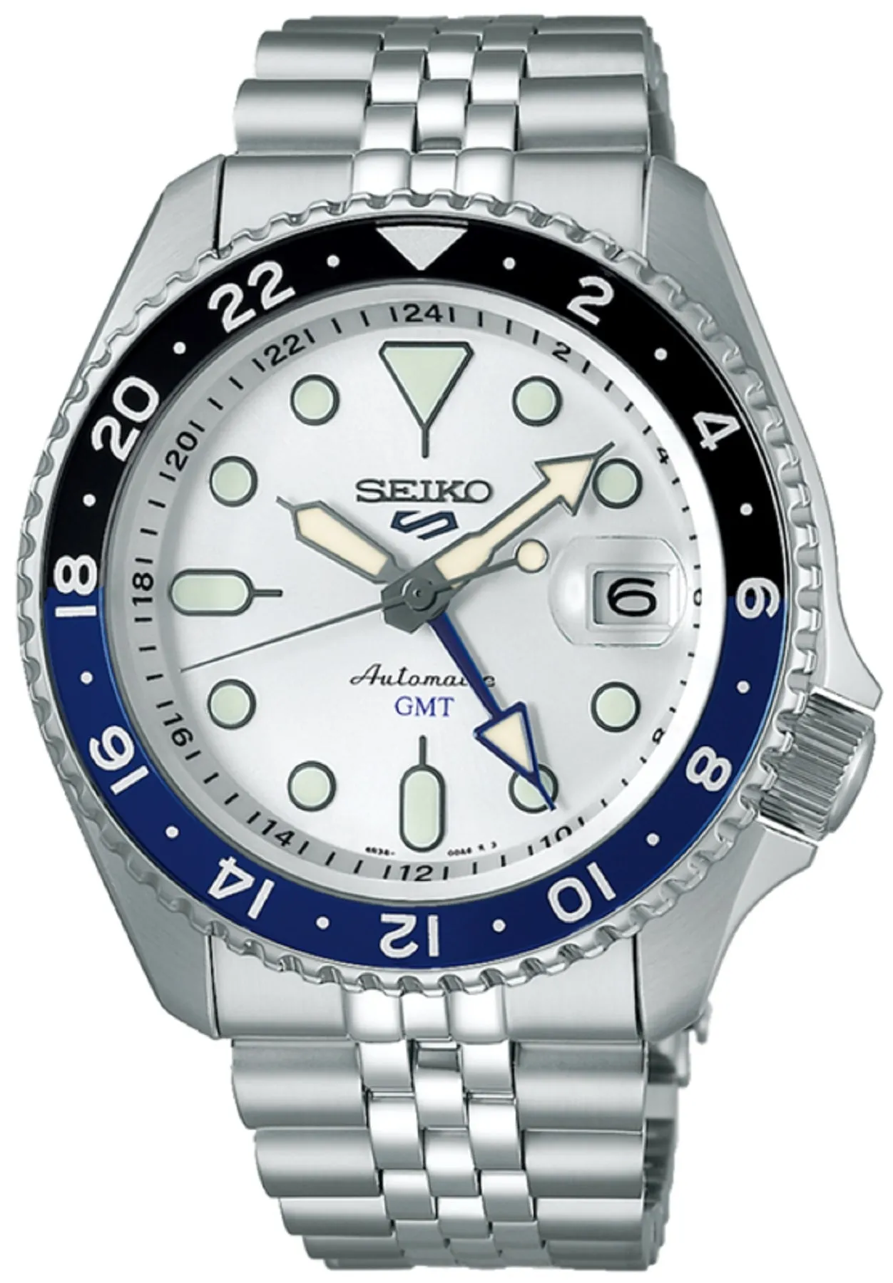 Seiko 5 Sports SSK033K1 "Batman" SKX GMT Automatic Watch