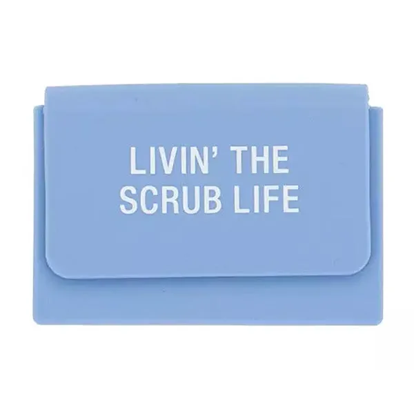 Silicone Card Case - Livin The Scrub Life, Gifts For Doctors and Nurses