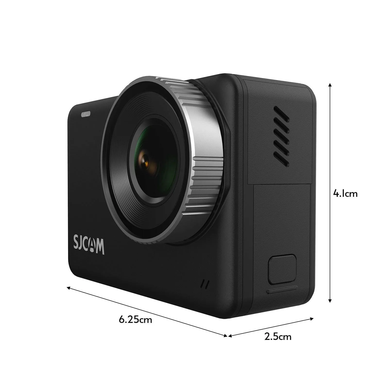 SJCAM SJ10X 4K/24FPS 16MP High-Definition Action Camera Sport Camera with 2.33 Inch Large Touch-Screen EIS Image Stabilization WiFi Remote Control 10M Waterproof for Live Stream Vlog Shooting