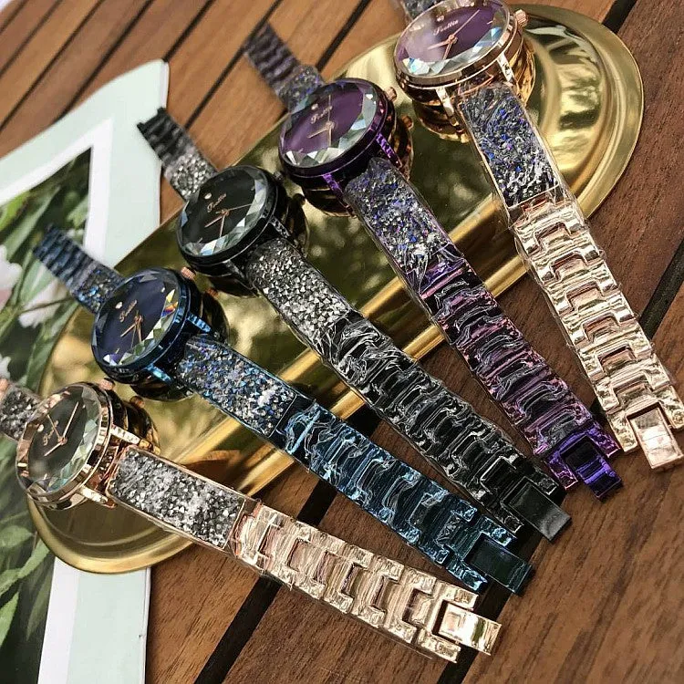 Small&Cute Rhinestone Bracelet Women's Watch