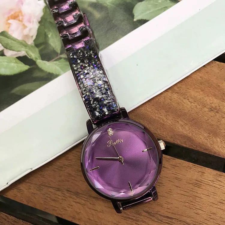 Small&Cute Rhinestone Bracelet Women's Watch