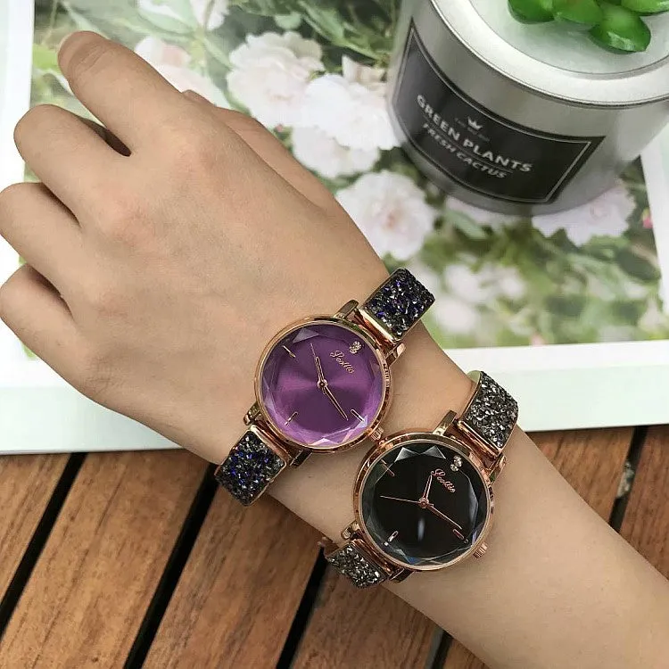 Small&Cute Rhinestone Bracelet Women's Watch