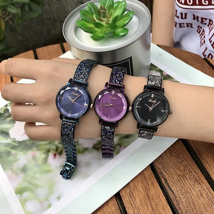 Small&Cute Rhinestone Bracelet Women's Watch