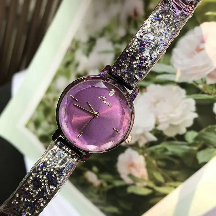 Small&Cute Rhinestone Bracelet Women's Watch