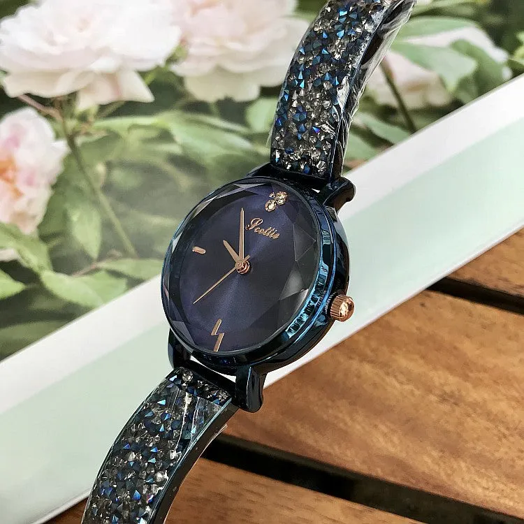 Small&Cute Rhinestone Bracelet Women's Watch