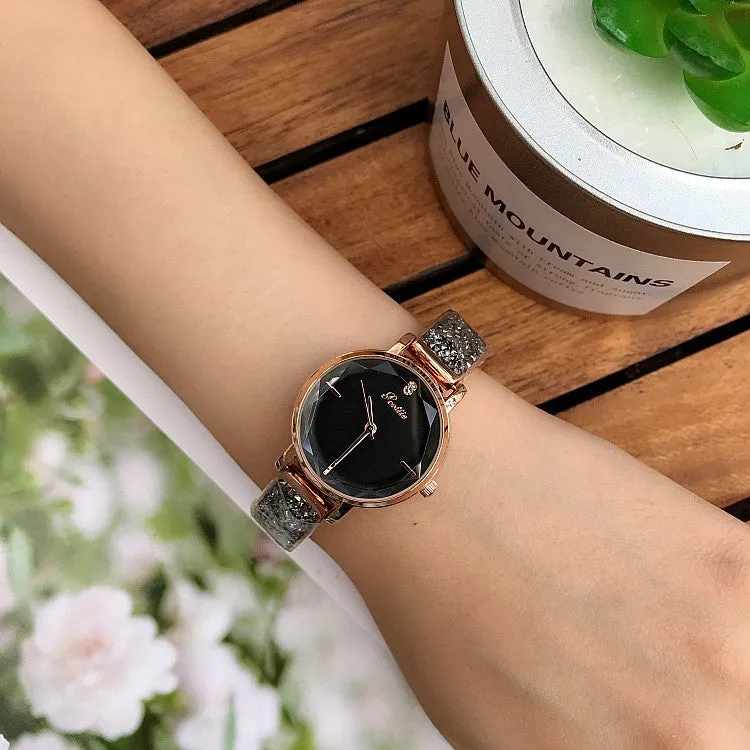 Small&Cute Rhinestone Bracelet Women's Watch