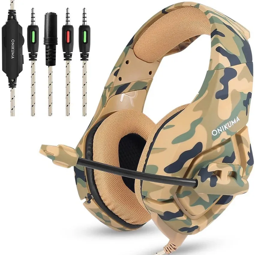 Smart Camouflage Gaming Headphones