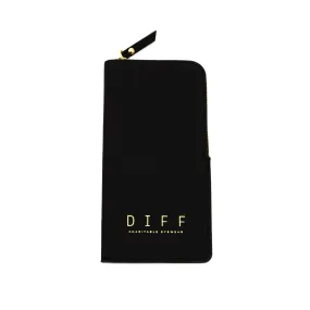 SOFT SIDE ZIPPER CASE - BLACK