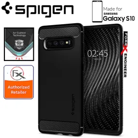 Spigen Rugged Armor for Samsung Galaxy S10 - Matte Black