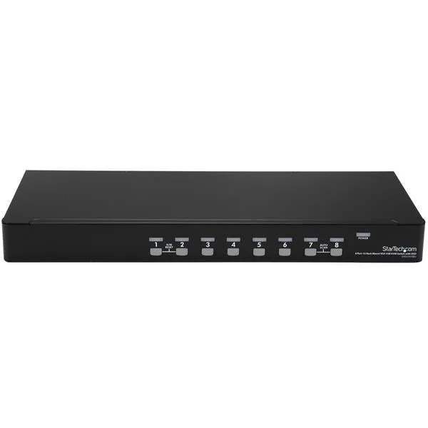 Startech.Com 8 Port 1U Rackmount Usb Kvm Switch Kit With Osd And Cables - Rack Mount Kvm - Vga Kvm Switch - 8 Port Kvm S