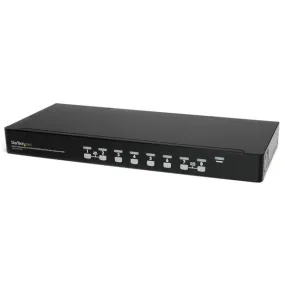 Startech.Com 8 Port 1U Rackmount Usb Kvm Switch Kit With Osd And Cables - Rack Mount Kvm - Vga Kvm Switch - 8 Port Kvm S