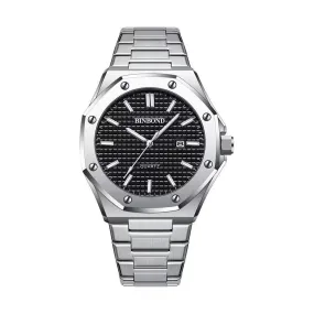 SteelLux Precision Calendar Quartz Waterproof Watch