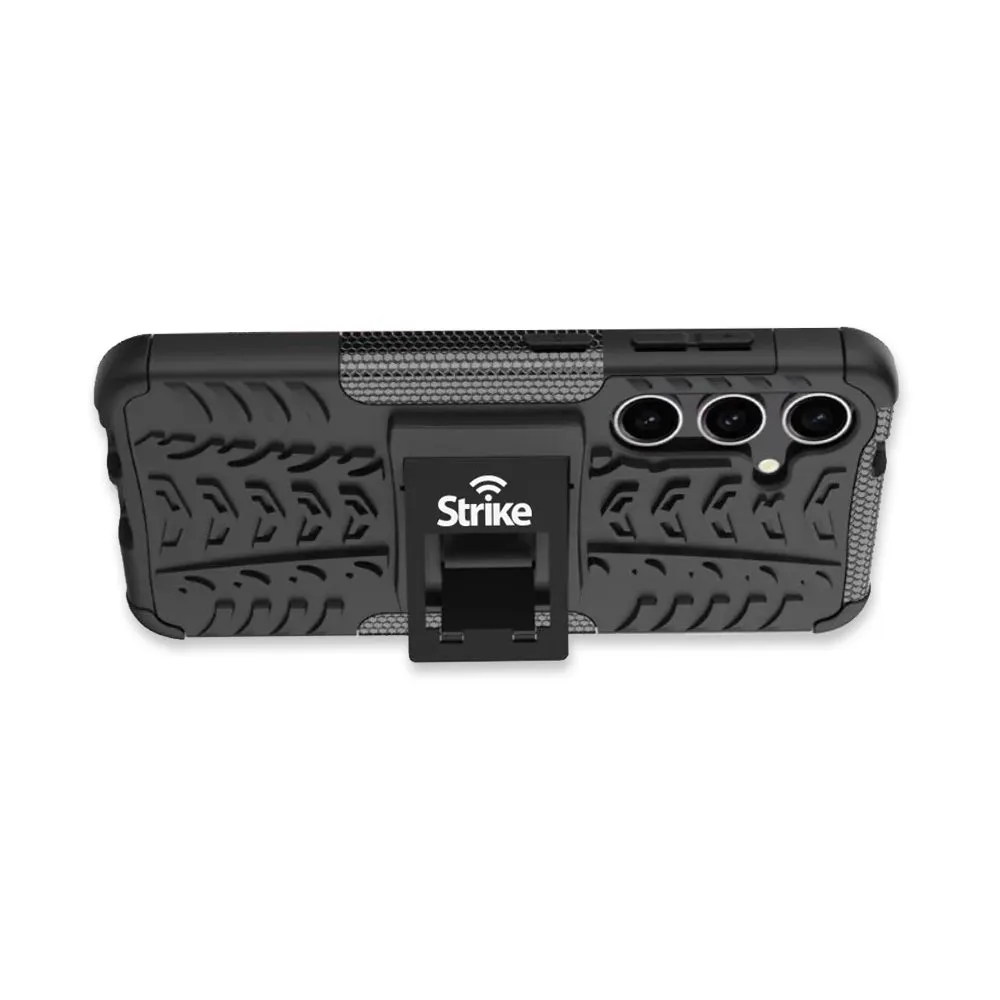 Strike Rugged Case for Samsung Galaxy S24  (Black)