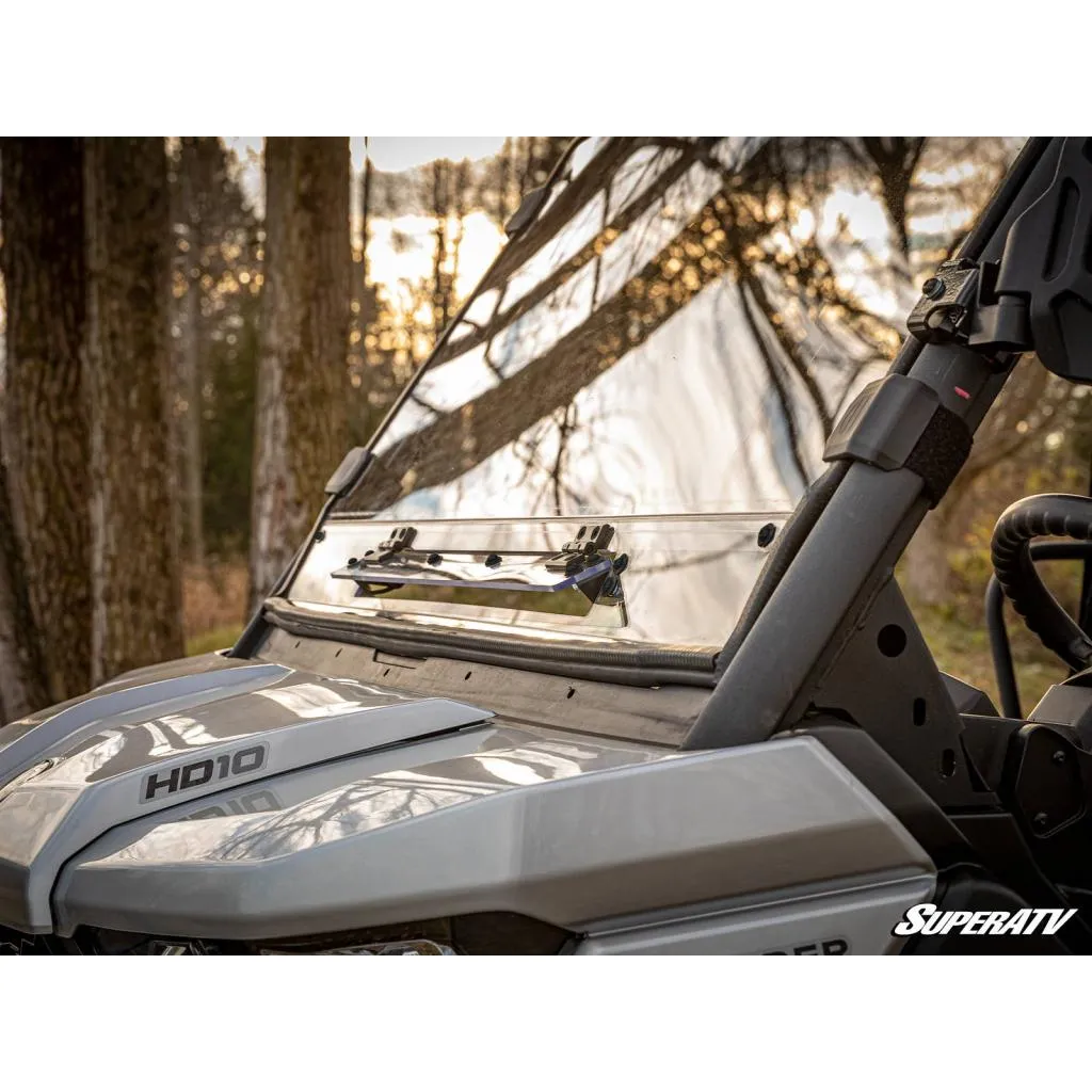 SuperATV Can-Am Defender Scratch-Resistant Vented Full Windshield