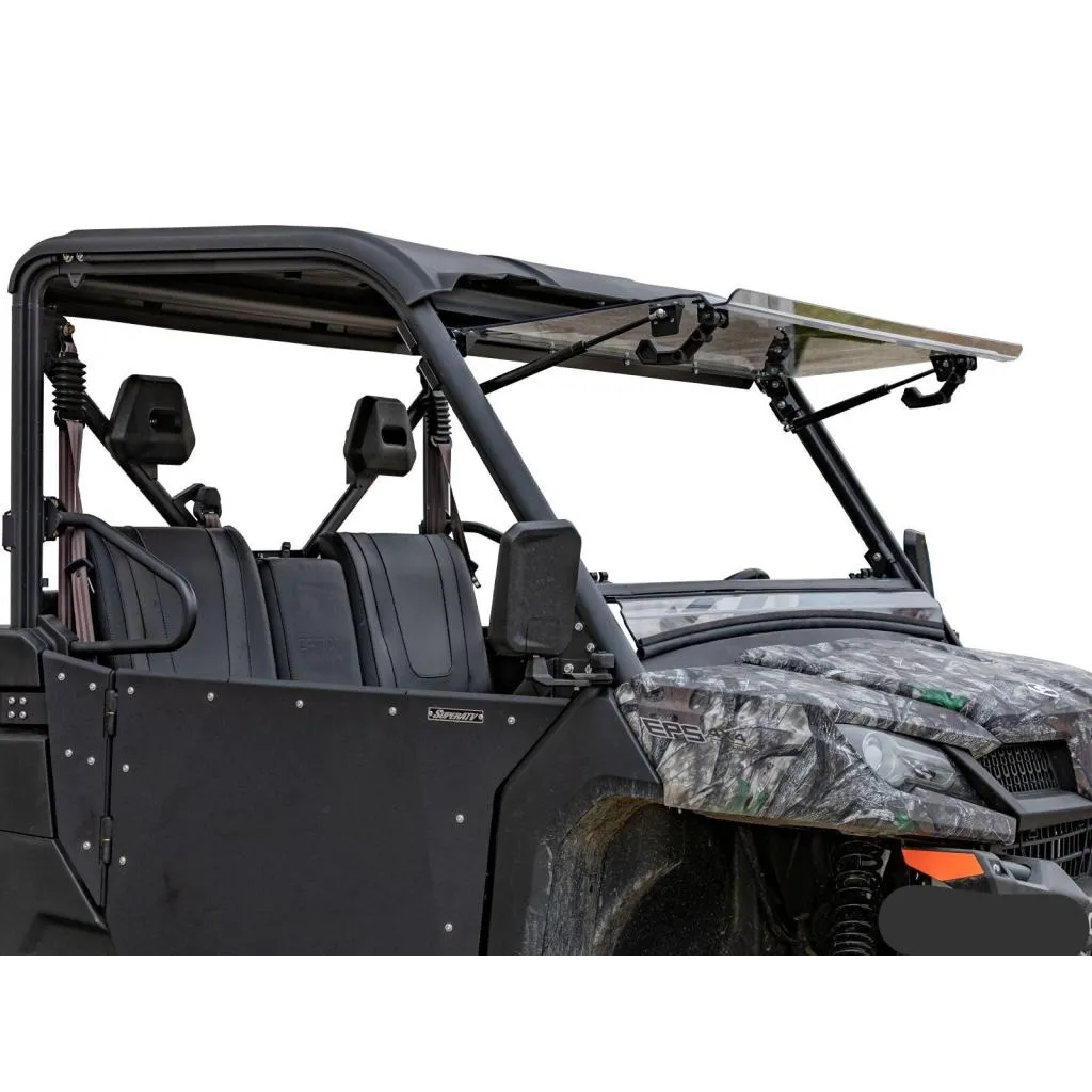 SuperATV CFMOTO UForce 1000 Scratch Resistant Flip Windshield