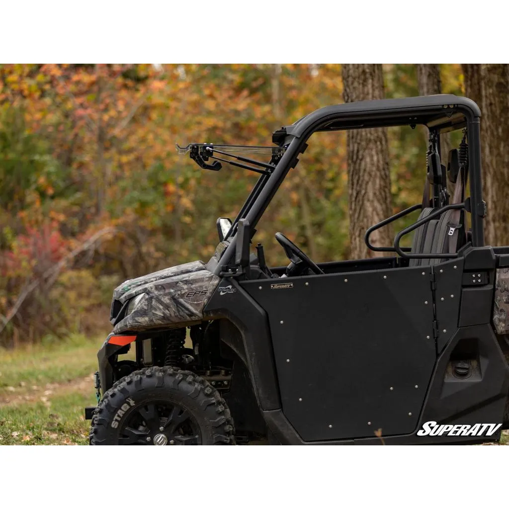 SuperATV CFMOTO UForce 1000 Scratch Resistant Flip Windshield