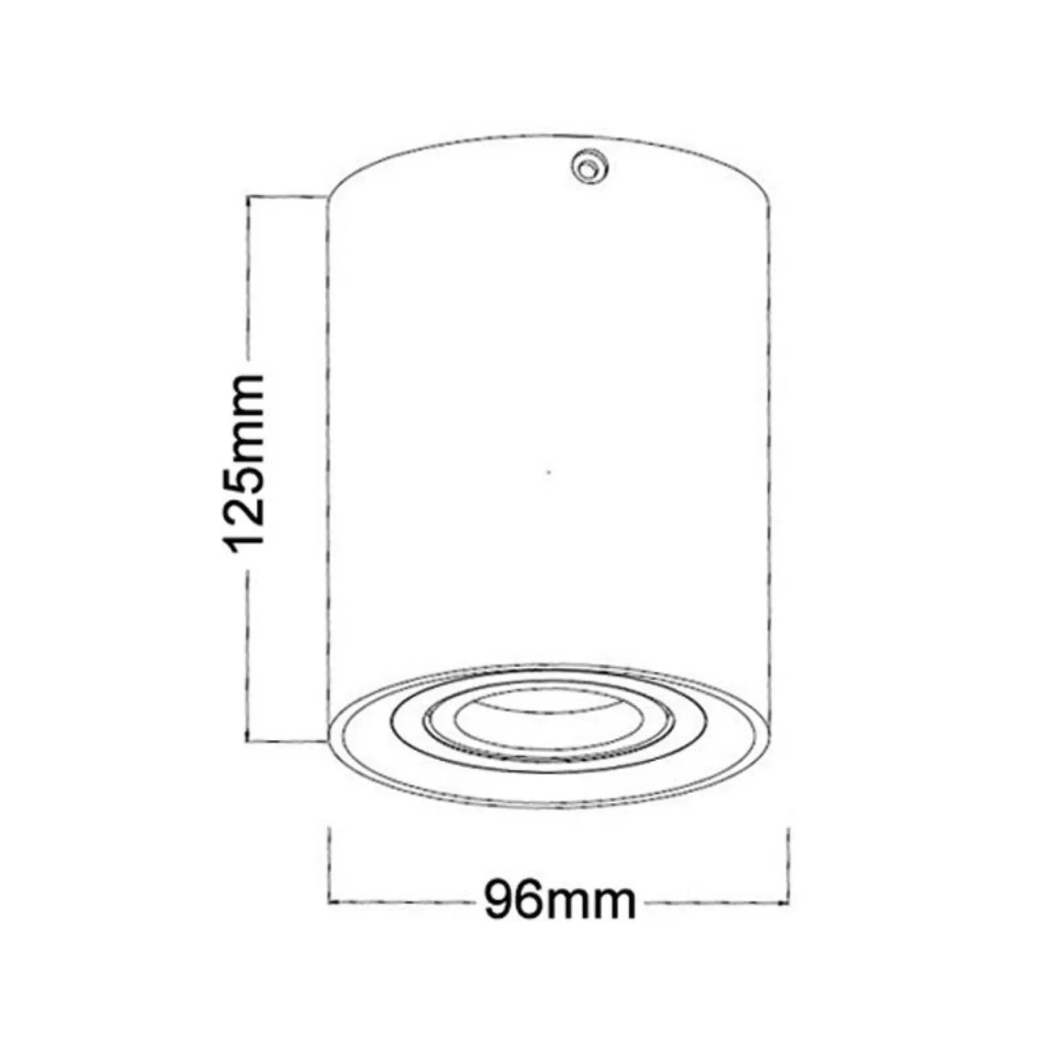 Surface Mounted GU10 Downlight Matte White, Matte Black SURFACE22, SURFACE23 CLA Lighting