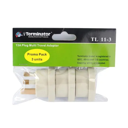 Terminator_Tl 11-3_16A Travel Adapter White