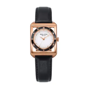 The Letter 3 Hands Quartz Leather Women Watch W06-03266-001