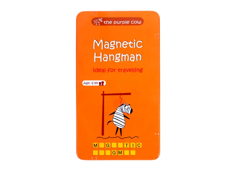 THE PURPLE COW - MAGNETIC TRAVEL GAME, HANGMAN