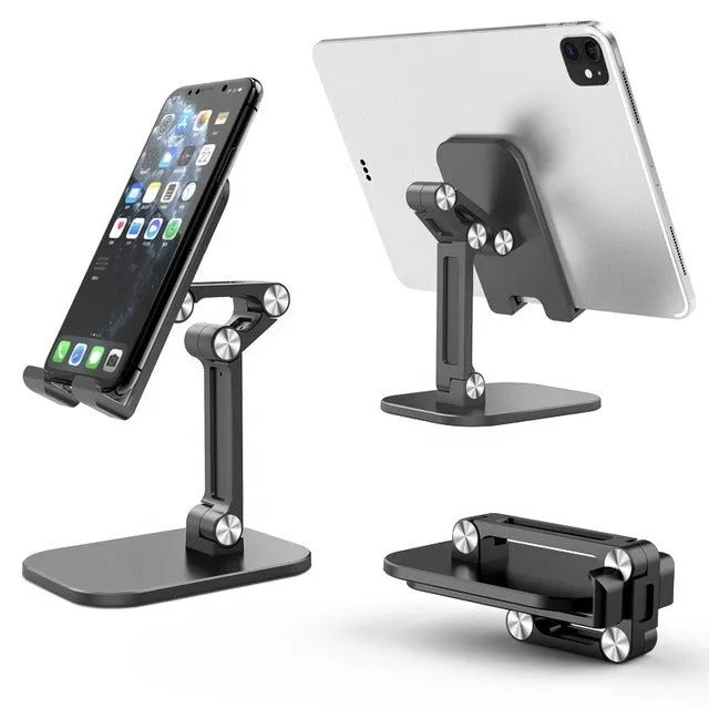 Three Sections Foldable Desk Mobile Phone Holder