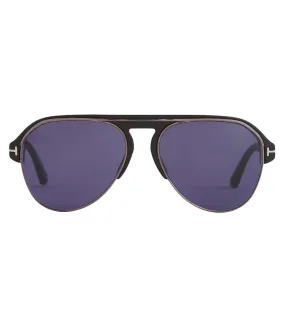 Tom Ford Men's Blue Aviator Sunglasses