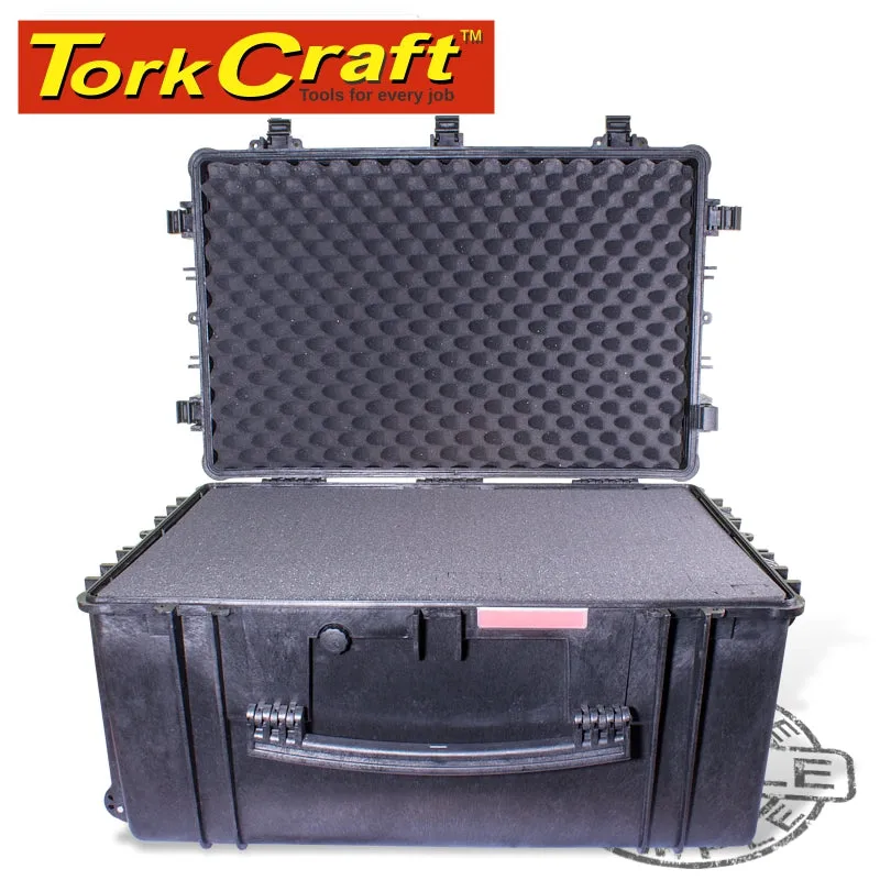 TORK CRAFT HARD CASE 670X515X375MM OD WITH FOAM BLACK WATER & DUST PROOF(584433) PLC1130