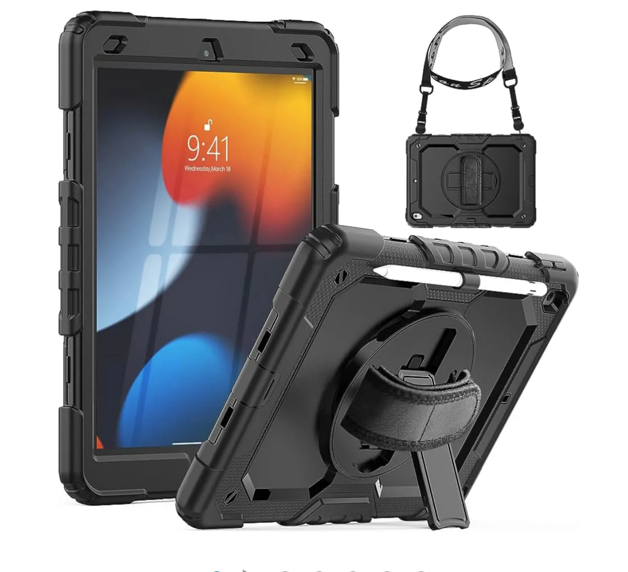 Tough High Impact Protection Front and Rear Case for iPads