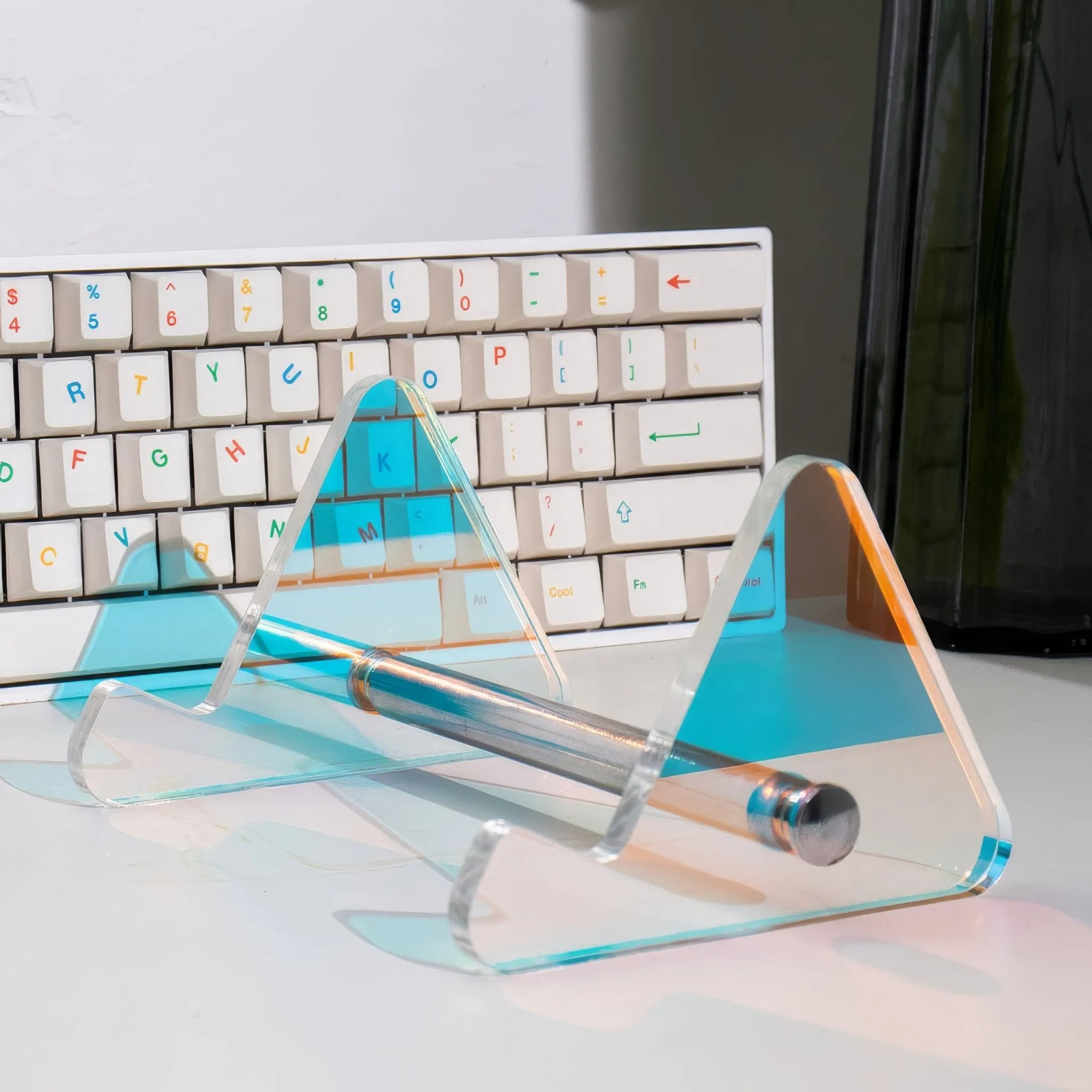 Transparent Acrylic Keyboard Stand