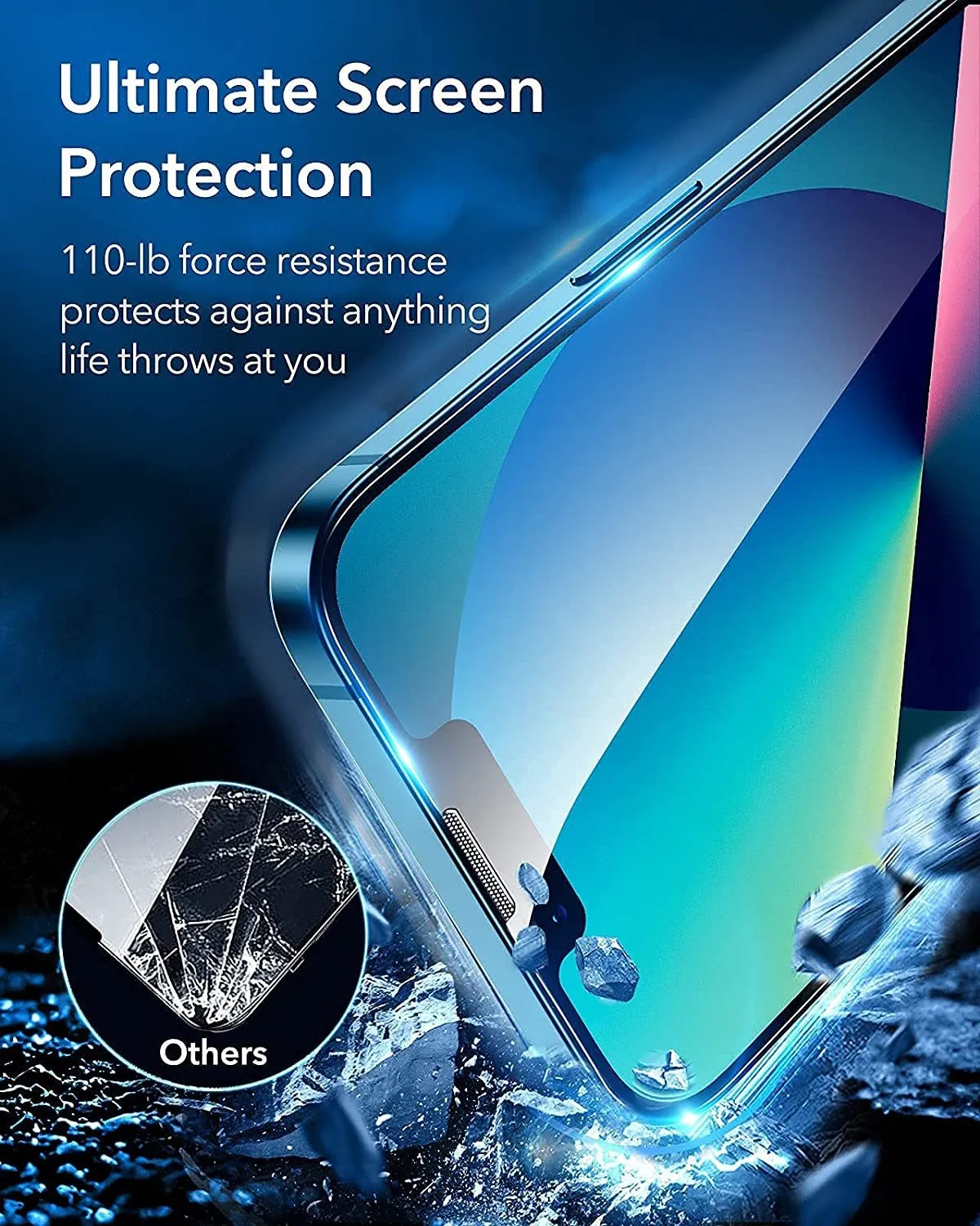 Ultra-Tough Tempered-Glass Screen Protector