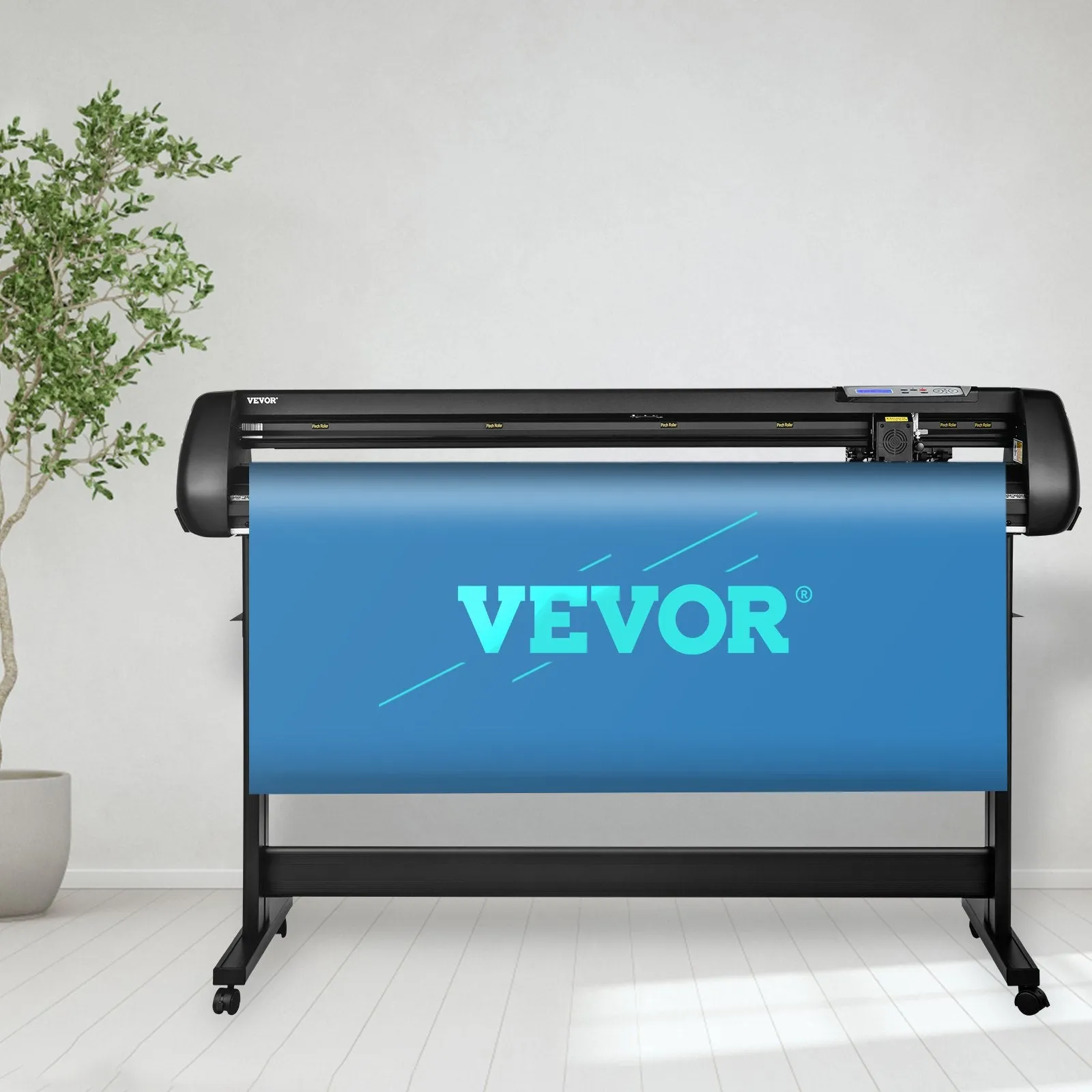 Vevor Vinyl Cutter 53" with Stand Adjustable Speed and Force Plotter SignMaster Software COM/USB Connectivity New