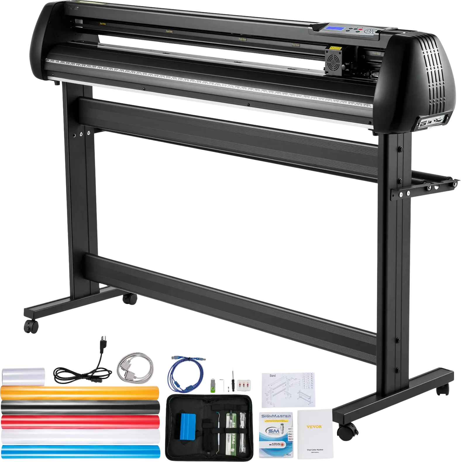 Vevor Vinyl Cutter 53" with Stand Adjustable Speed and Force Plotter SignMaster Software COM/USB Connectivity New