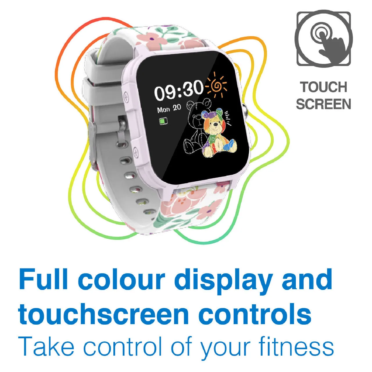 vFitness Momentum Smart Watch - Flower Design