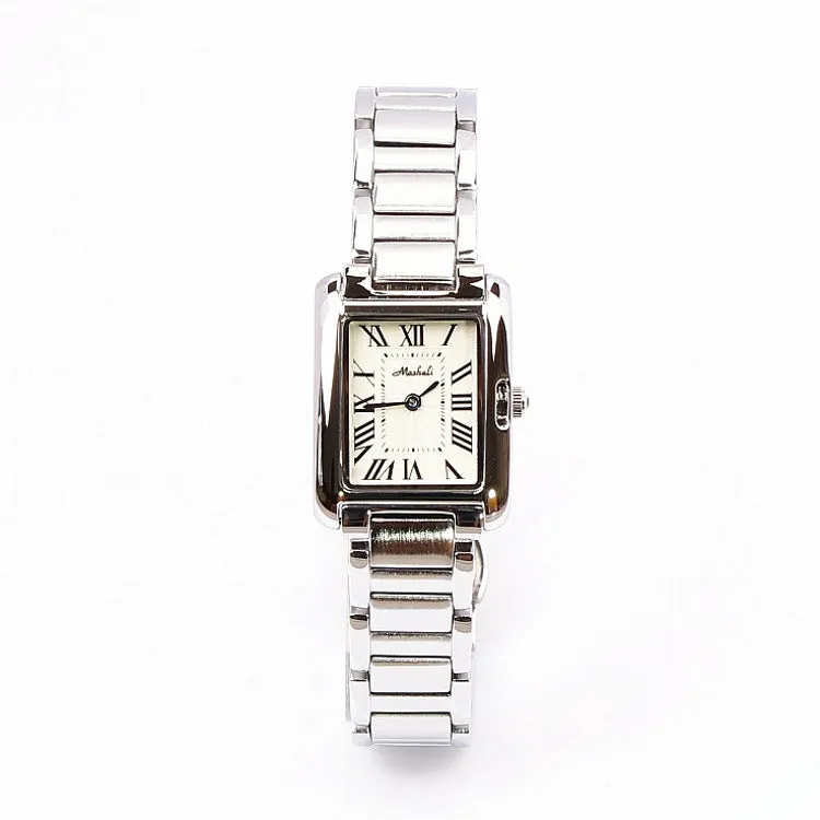 Vintage Square With Roman Scale Women's Watch